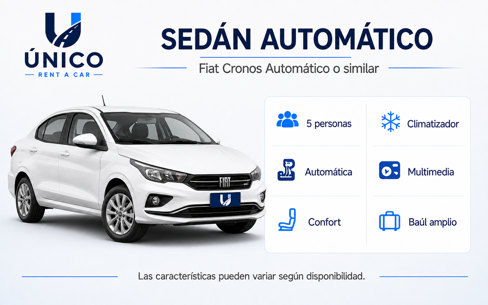 Fiat Cronos o similar
