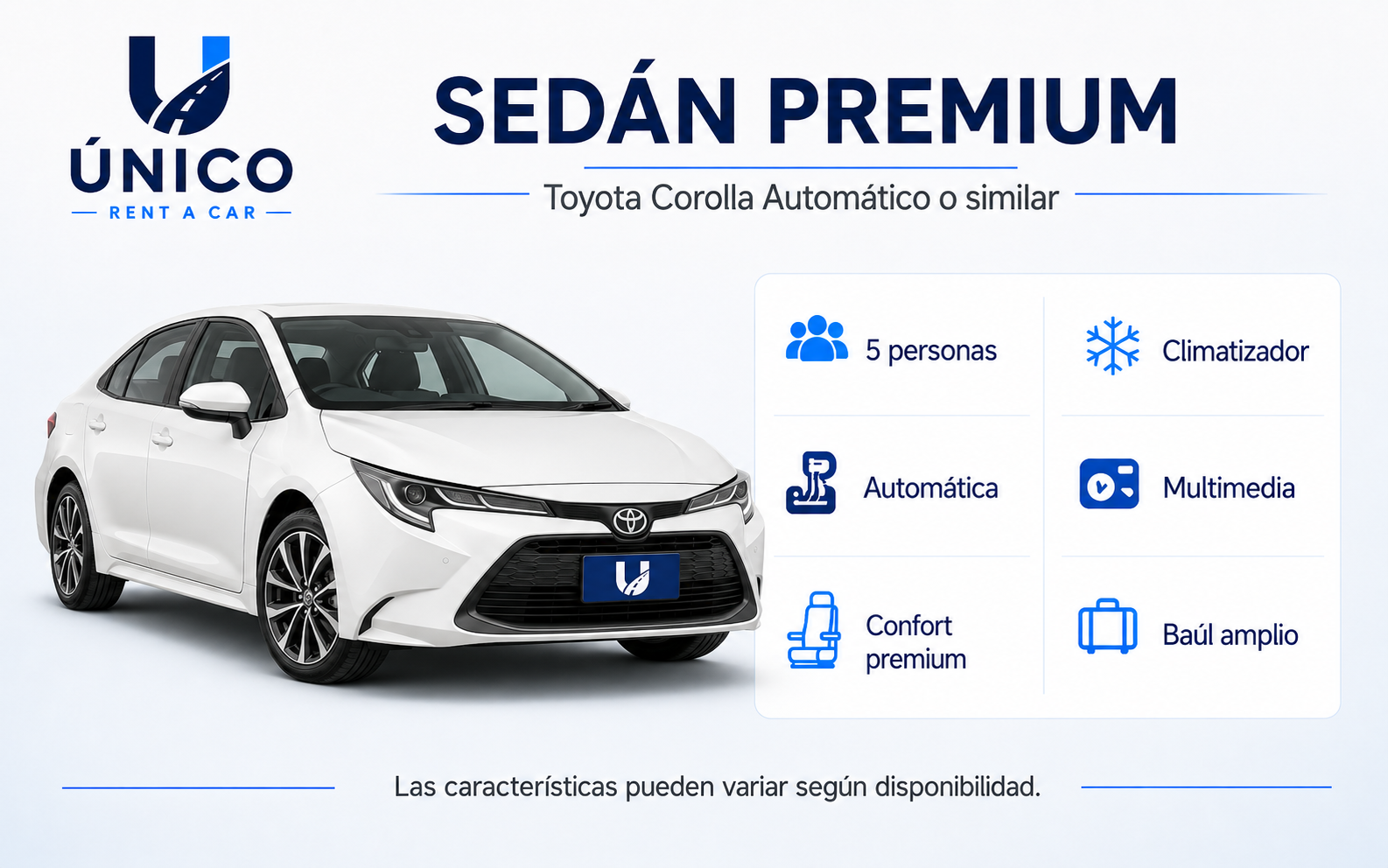 Toyota Corolla o similar